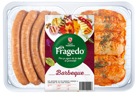 aripioare de pui marinate barbeque & cârnăciori de pui ușor picanți