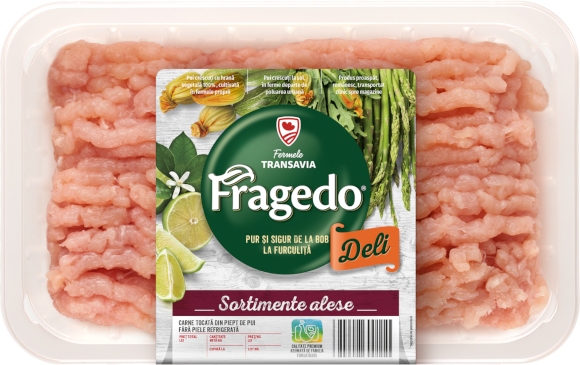 Fragedo Deli Selected Range: Skinless ground chicken fillet of breast meat