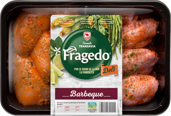 Fragedo Barbeque: Mix pulpe dezosate & aripioare de pui picante, marinate