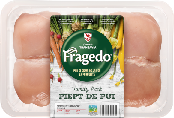 Fragedo Family Pack: Piept de pui dezosat, fără piele, refrigerat