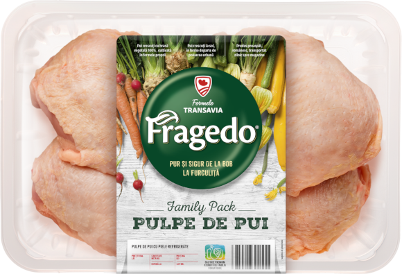 Fragedo Family Pack: Pulpe de pui cu piele refrigerate