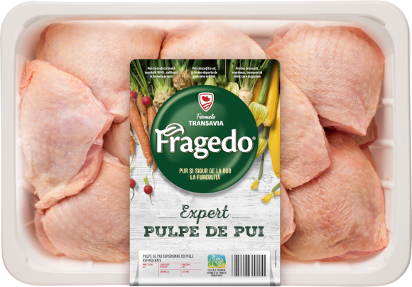 Fragedo Expert: Pulpe de pui superioare cu piele refrigerate