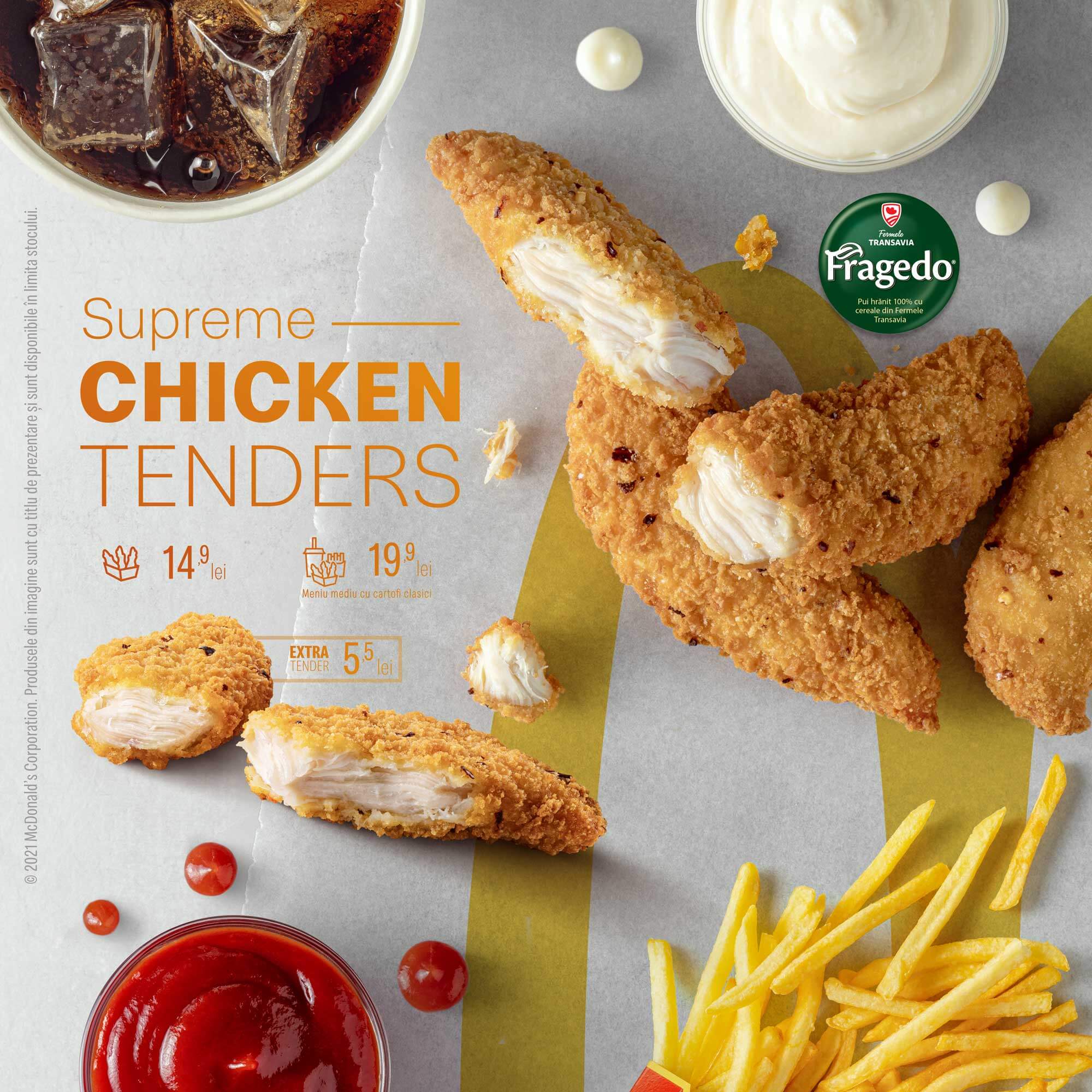 McDonald’s launches the Supreme Chicken Tenders, developed together