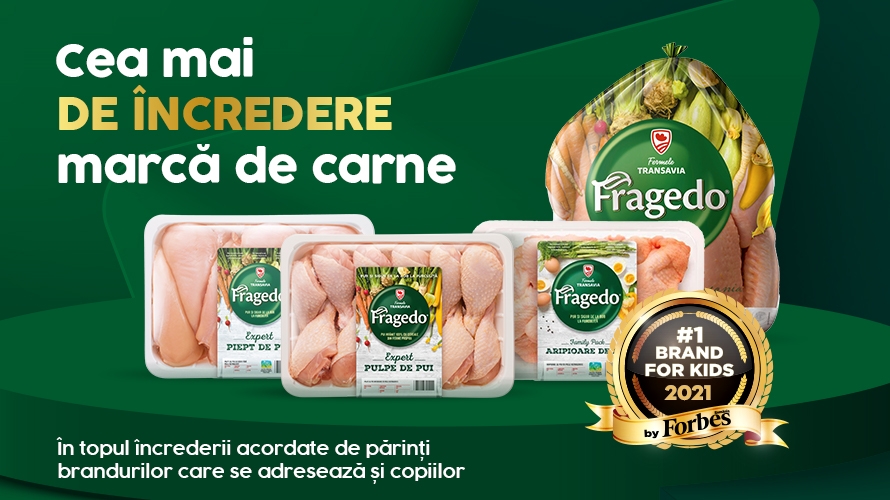 Always done exactly the right way, Fragedo is "The most trusted brand of meat", in the top of the trust given by parents to brands that also address children, Forbes Brands for Kids