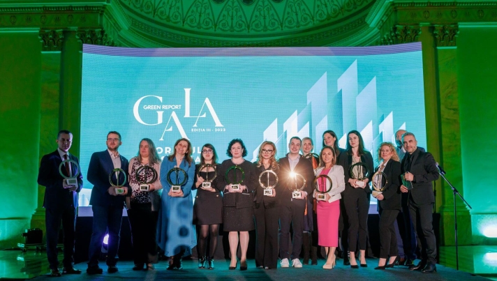 TRANSAVIA – singura companie distinsă cu 2 premii în cadrul Galei Green Report din acest an