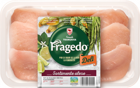 Fragedo Deli Selected Range: Thin sliced chicken breast - boneless, skinless